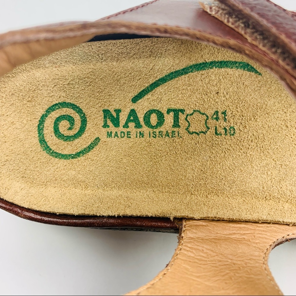 COPY - NAOT Brown Leather Sandals Sz 10 NWT - Picture 12 of 13